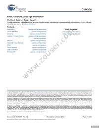 CY7C138-25JXI Datasheet Page 21