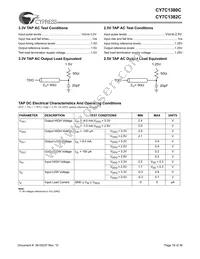 CY7C1380C-167BZI Datasheet Page 18