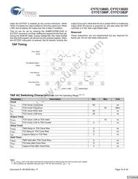 CY7C1380F-167BGCT Datasheet Page 14