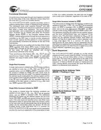 CY7C1381C-100AC Datasheet Page 13