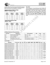 CY7C1386C-167AC Datasheet Page 12
