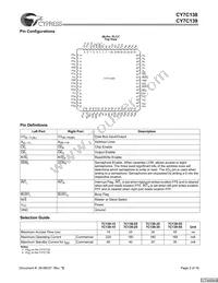 CY7C139-25JXC Datasheet Page 2