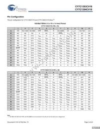 CY7C1393CV18-250BZXC Datasheet Page 3