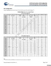 CY7C1413JV18-250BZXC Datasheet Page 4