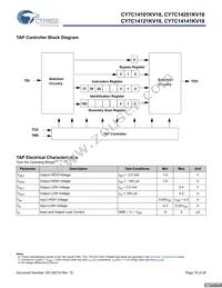 CY7C14141KV18-300BZXC Datasheet Page 16