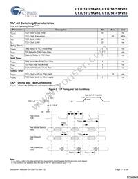 CY7C14141KV18-300BZXC Datasheet Page 17