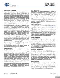 CY7C1414BV18-250BZXI Datasheet Page 6