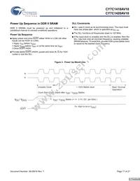 CY7C1420AV18-200BZCT Datasheet Page 17