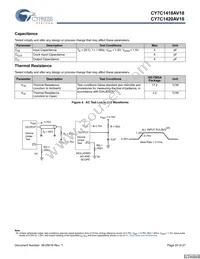 CY7C1420AV18-200BZCT Datasheet Page 20