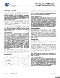 CY7C1423JV18-267BZXCT Datasheet Page 8