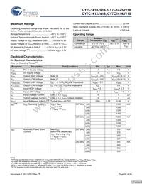 CY7C1425JV18-250BZI Datasheet Page 20