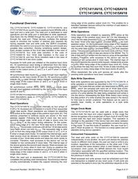 CY7C1426AV18-250BZC Datasheet Page 8