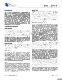 CY7C144-15JXI Datasheet Page 4
