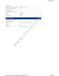 CY7C1444AV33-1XWI Datasheet Page 2