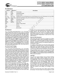 CY7C144AV-25JXC Datasheet Page 5