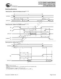 CY7C144AV-25JXC Datasheet Page 10