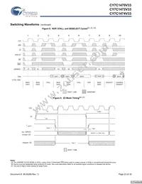 CY7C1470V33-167BZXI Datasheet Page 23