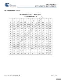 CY7C1471BV25-133AXCT Datasheet Page 7