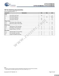 CY7C1474BV25-200BGIT Datasheet Page 15