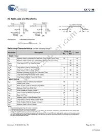 CY7C148-35PC Datasheet Page 4