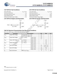 CY7C1480BV33-167BZI Datasheet Page 16