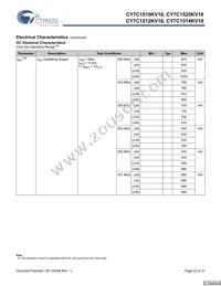 CY7C1514KV18-200BZXC Datasheet Page 22