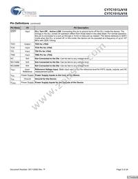 CY7C1515JV18-167BZI Datasheet Page 5