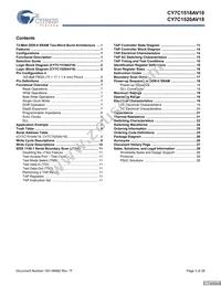CY7C1520AV18-200BZCT Datasheet Page 3