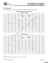 CY7C1523AV18-250BZC Datasheet Page 4