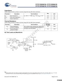 CY7C1523AV18-250BZC Datasheet Page 22