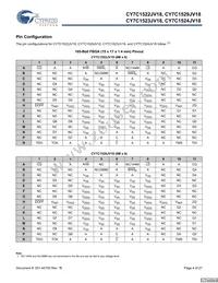 CY7C1523JV18-300BZXC Datasheet Page 4