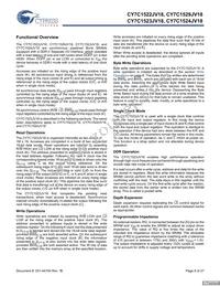 CY7C1523JV18-300BZXC Datasheet Page 8
