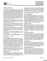 CY7C1525JV18-250BZXC Datasheet Page 8