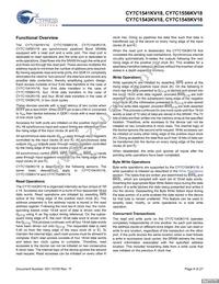 CY7C1545KV18-450BZC Datasheet Page 8