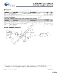 CY7C1545KV18-450BZC Datasheet Page 22