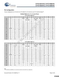 CY7C1545V18-375BZC Datasheet Page 4