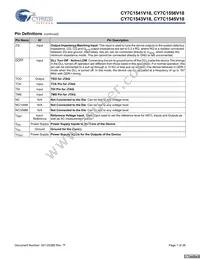 CY7C1545V18-375BZC Datasheet Page 7