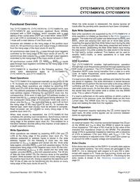 CY7C1548KV18-450BZI Datasheet Page 8