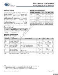 CY7C1548KV18-450BZI Datasheet Page 20