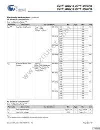 CY7C1548KV18-450BZI Datasheet Page 21