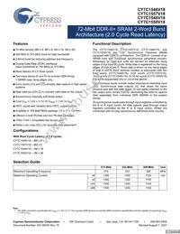 CY7C1550V18-375BZC Datasheet Cover