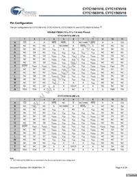 CY7C1565V18-400BZI Datasheet Page 4