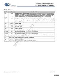 CY7C1565V18-400BZI Datasheet Page 7