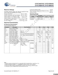 CY7C1565V18-400BZI Datasheet Page 20