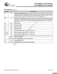 CY7C1570V18-375BZXC Datasheet Page 7