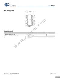 CY7C168A-20PXC Datasheet Page 3