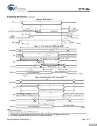 CY7C168A-20PXC Datasheet Page 7