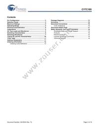 CY7C185-15VIT Datasheet Page 2