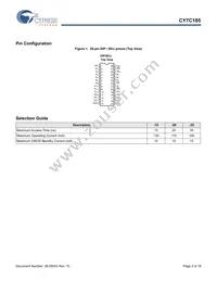 CY7C185-15VIT Datasheet Page 3