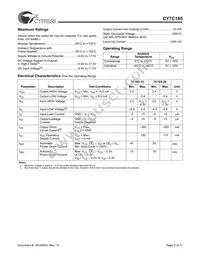 CY7C185-35SC Datasheet Page 2